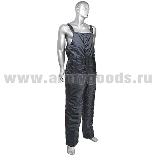 Брюки зимние (полукомбинезон) Полиция (ткань "оксфорд")