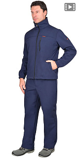 Куртка "Азов" синий софтшелл пл 350 г/кв.м