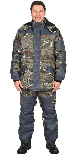 Костюм "СИРИУС-ГОРКА" зимний: куртка дл., брюки (тк.CROWN-230) КМФ "Питон"