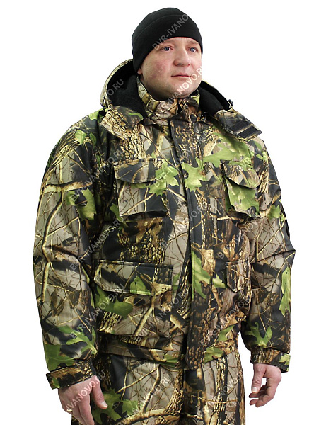 Костюм зимний HUNTER тк.Мембрана цв.Лес