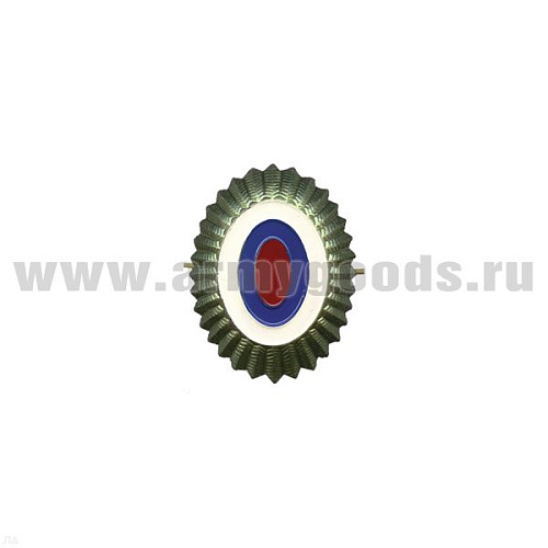 Кокарда мет. МВД мал. защ. с эмалью