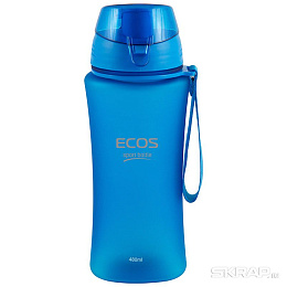 БУТЫЛКА ДЛЯ ВОДЫ ECOS 480МЛ SK5014 ГОЛУБАЯ(24)СПБ