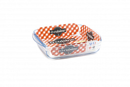 БЛЮДО-ФОРМА СВЧ КВАДРАТНОЕ 21Х21СМ (6) PYREX