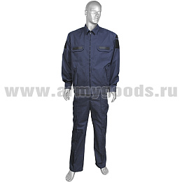 Костюм лет. МО офисный синий (ткань Rip-Stop) (ТУ 858-6291-2013)