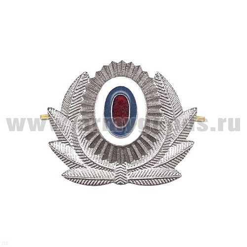 Кокарда мет. МВД бол. сереб.