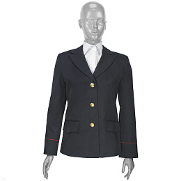 Китель женский п/ш темно-синий Полиция (ткань ШК75-021)