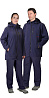 Костюм "СИРИУС-Азов" с капюшоном синий софтшелл пл 350 г/кв.м