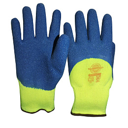 Перчатки утепленные "АКРИЛАТ РЧ" (акрил 7-й кл.вязки, латексное покрытие 3/4 поверхности) р. L, XL