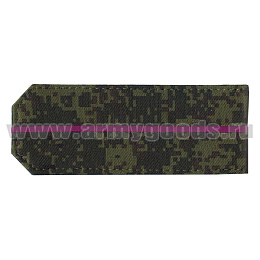 Погоны "русская цифра" с 1 вышит. крапов. просв. (к костюму СКС) со шлевкой