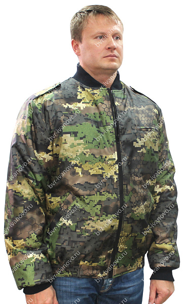 Ветровка Пилот цв. Pixel Premium тк. Оксфорд